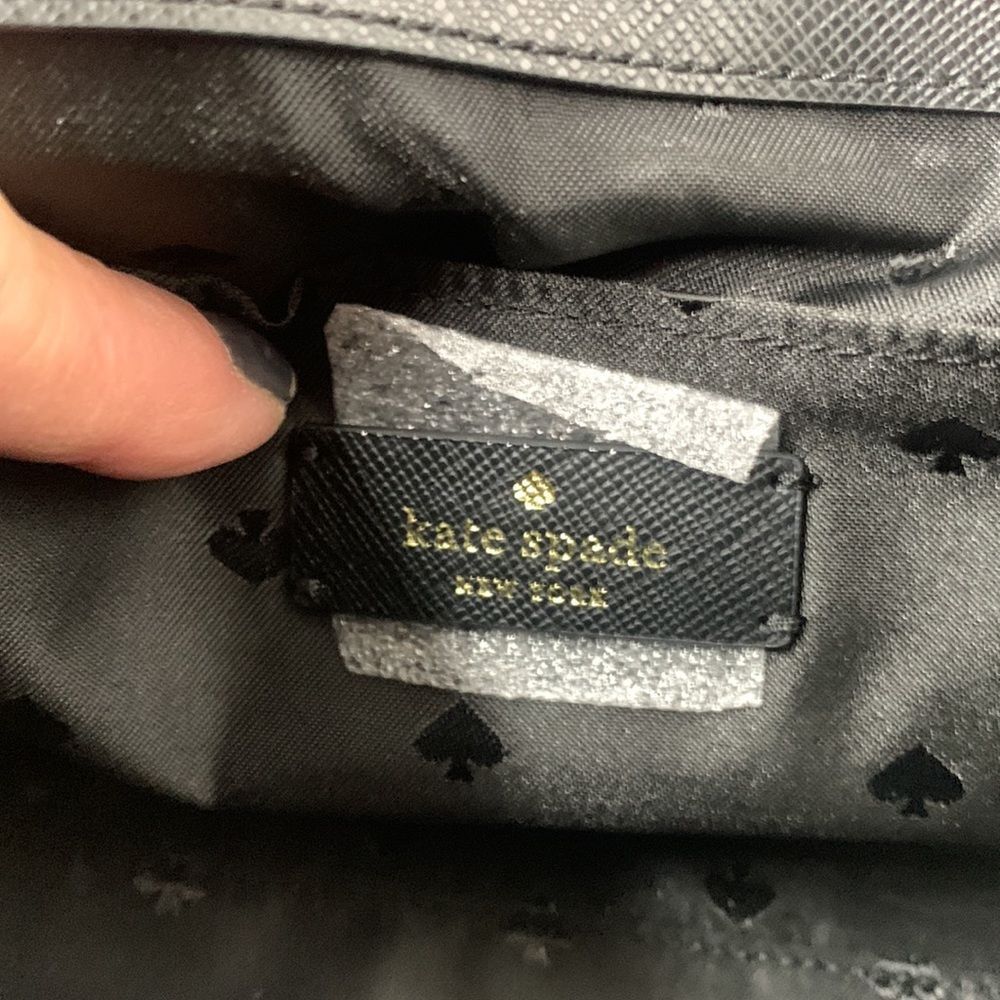 Kate Spade Carson black saffiano leather convertible shoulders crossbody bag NWT - Picture 10 of 11